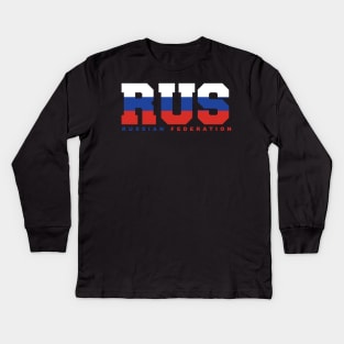 Russian Kids Long Sleeve T-Shirt
